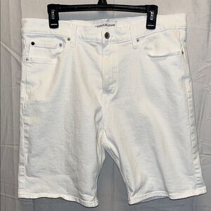 Calvin Klein Men's White Jean Shorts